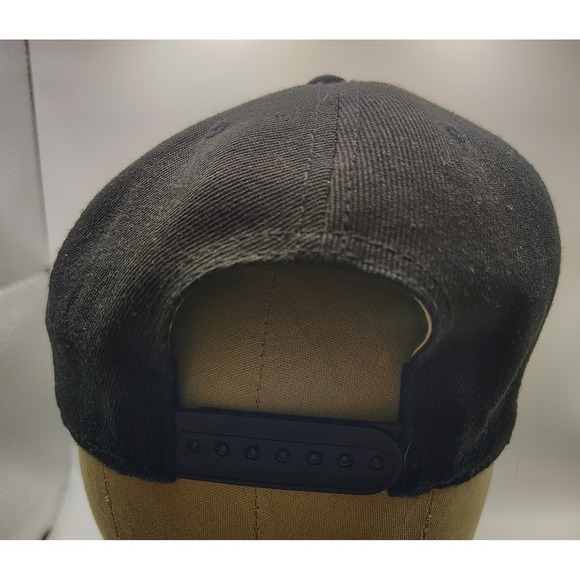 Star Wars Characters Embroidered Black Flat Brim Snapback Hat One Size - Picture 3 of 6